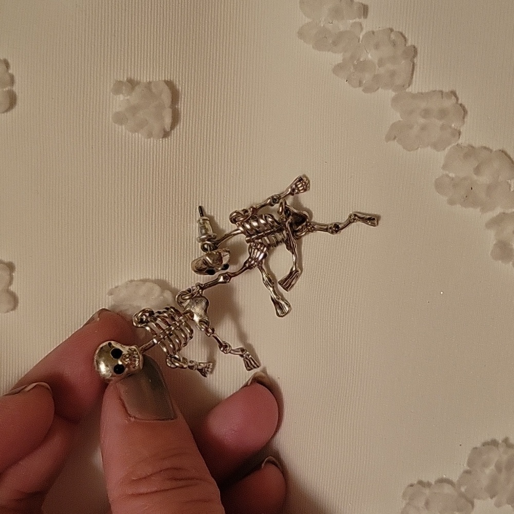 Skeleton Earrings